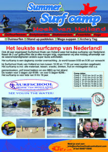 Summer surfcamp Hoek van Holland